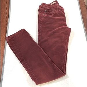 AG the Stevie slim straight cords, EUC, 27.